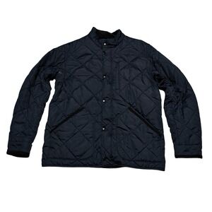 J Crew Sussex Jacket Men's M Quilted Cotton Blend Corduroy Lined Collar 22 x 28